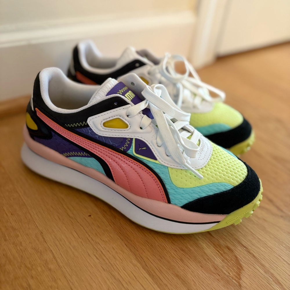 NWOT Puma Pastel and Neon Athletic Shoes